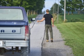 Alan Ritchson in a scene from Reacher.