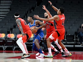 At full strength, the Toronto Raptors can cause havoc on defence.