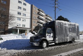 Toronto Police in a deadly shooting at a low-rise apartment at 2313 Islington Ave. Tuesday, January 18, 2022. Andre O'Neil Atkinson was killed.