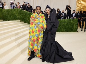 Rihanna and ASAP Rocky - Met Gala 2021 - Getty