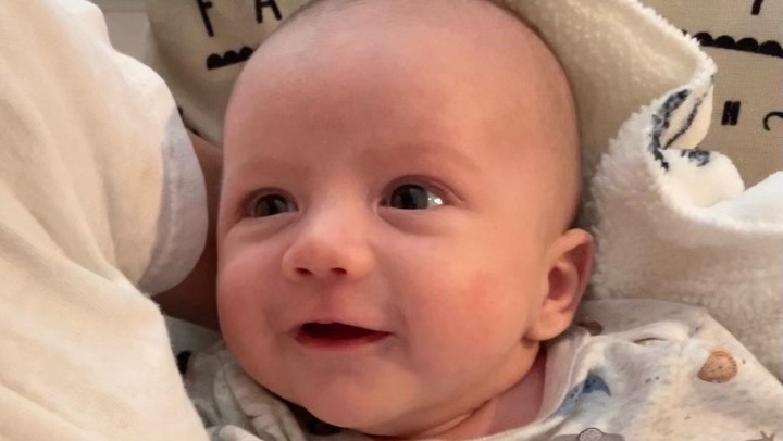  Baby Jayce Osteen smiling. (GoFundMe)
