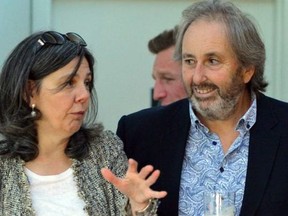 Author Helen Bailey and beau, Ian Stewart. He would be convicted of her 2016 murder.
