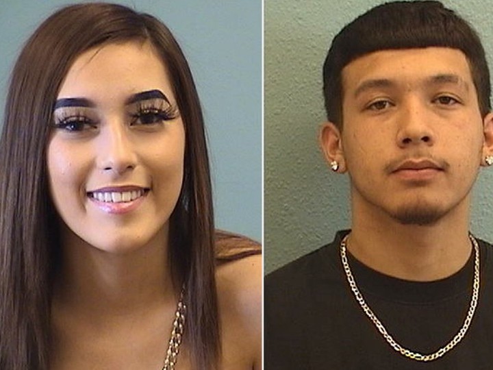 Accused killers Anna Bella Dukes, 18, left, and her beau Adrian Avila, 17.