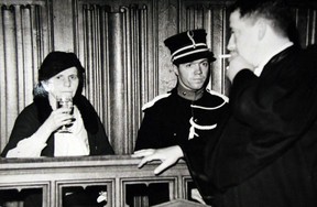 Maria Becker at her murder trial in Belgium. She had at least 10 victims. PUBLIC DOMAIN