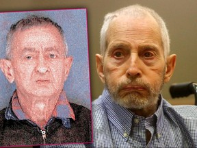 Suspected serial killer Robert Durst and Morris Black, inset, who allegedly dismembered.