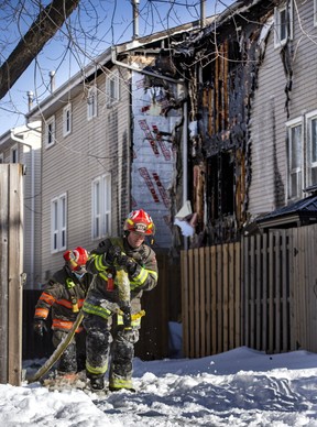 Warmington: Three Boys Tragically Killed In Brampton House Fire 2 Firefighters At The Scene Of A Triple Fatal Townhouse Fire In Brampton, Ont., On Thursday, Jan. 20, 2022. Ernest Doroszuk