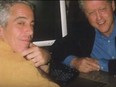 Jeffrey Epstein, left, is pictured with former U.S. President Bill Clinton in this undated photo.