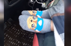 Robert Jackson III shot a video shared with Fox2Detroit after finding a toddler in the cold wearing a diaper and socks.