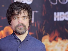 Peter Dinklage arrives for the premiere of the final season of "Game of Thrones" at Radio City Music Hall in New York, U.S., April 3, 2019.