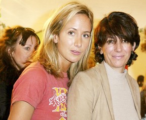 Bis zum Maximum.  Lady Victoria Hervey und Ghislaine Maxwell.  Hervey behauptet, der Prinz und Maxwell seien ein Gegenstand gewesen.  GETTY IMAGES