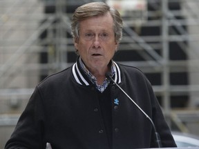 The city is working to ensure Toronto's economy is robust after the pandemic, Mayor John Tory says.