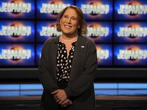 Amy Schneider has been a million-dollar winner on "Jeopardy!" in the last year.