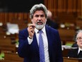 Leader of the Government in the House of Commons Pablo Rodriguez responds to a question during question period in the House of Commons on Parliament Hill in Ottawa on Friday, Oct. 2, 2020.