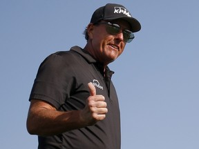 Phil Mickelson is getting the thumbs down from the golfing community these days.