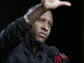 Raptors' Masai Ujiri said on Friday that the team will be playing the rest of their home games in Toronto.