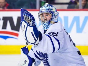 The Maple Leafs say Jack Campbell is close to returning.