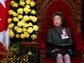 The Right Honourable Adrienne Clarkson, Governor General of Canada, shown on Tuesday, October 5, 2004. (Postmedia file photo)