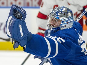 Toronto Maple Leafs goaltender Petr Mrazek should be in net for the next two games against Washington and Buffalo this week.