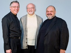 The Toronto Sun's front page in 2011, 
Father John Borean of St. Clare of Assisi's Roman Catholic Church in Woodbridge, (left), Father Gianni Carparelli, and Father Vito Marziliano, of St. Patrick's Church. Father Vito suddenly passed away on Saturday.