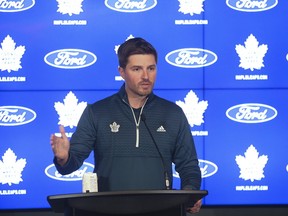 With six weeks to go before the National Hockey League trade deadline hits on March 21, GM Kyle Dubas said on Sunday that he wants to see what a complete Maple Leafs roster can accomplish before he makes any decisions regarding where the team could be improved via trade.