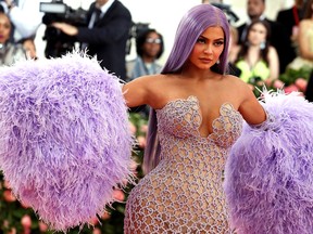 Kylie Jenner arrives at the Met Gala May 6, 2019 in New York.