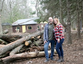 Roaring Cat Retreat owners Mark Drysdale and Tammy Nyyssonen. SCOTT NIXON/POSTMEDIA NETWORK