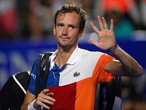 Medvedev's top ranking under cloud as Ukrainian federation demands Russia ban - Toronto Sun 3 Russia's Daniil Medvedev leaves after his Mexico ATP Open 500 men's singles semi-final against Spain's Rafael Nadal at the Arena GNP, in Acapulco, Mexico, on February 25, 2022.