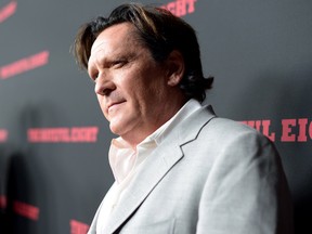 Michael Madsen attends the world premiere of "The Hateful Eight" at ArcLight Cinemas Cinerama Dome on December 7, 2015 in Hollywood.