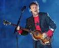 Paul McCartney performs at Super Bowl XXXIX.