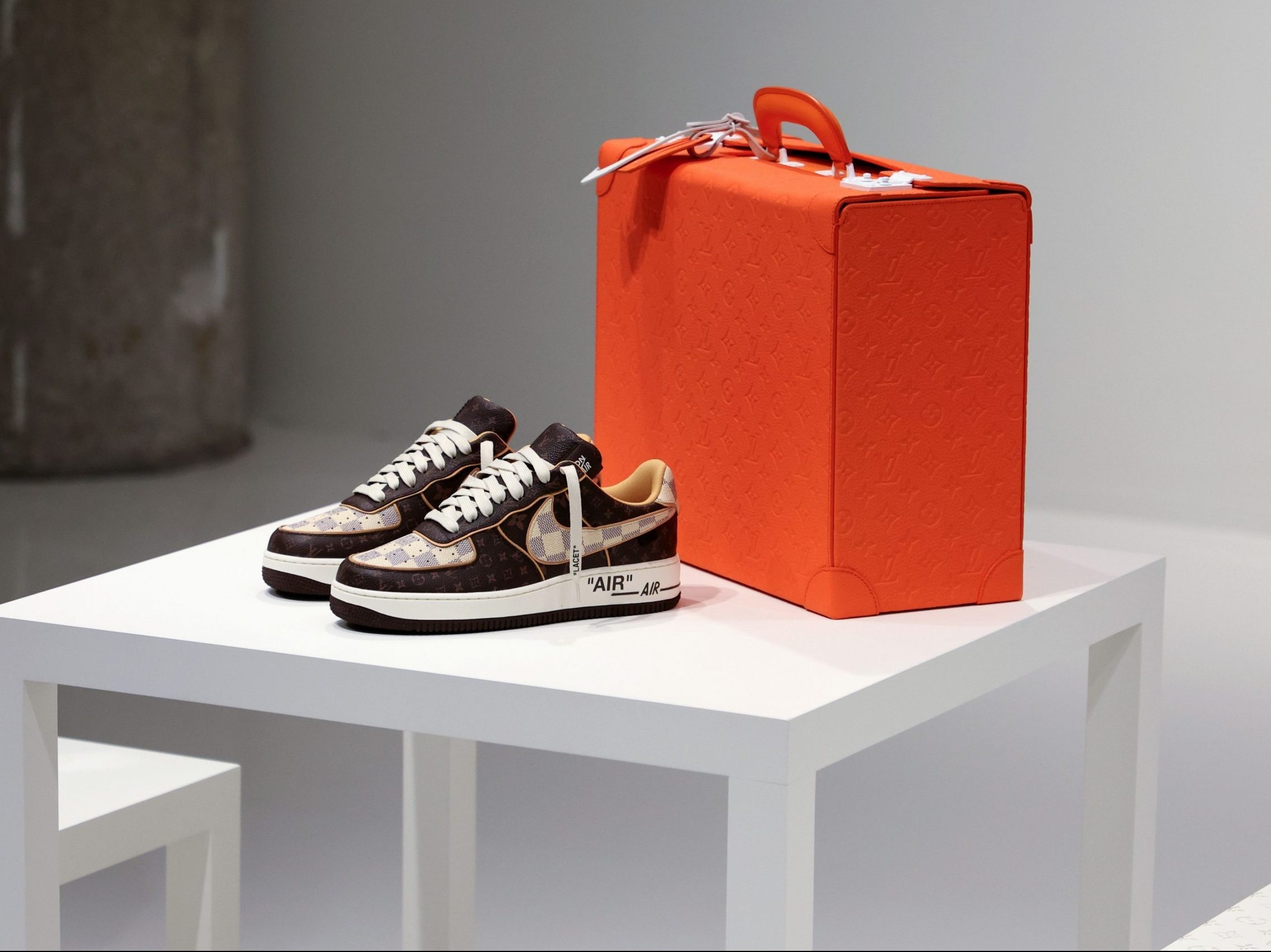 Louis Vuitton (Red) Sneakers to go Under the Hammer at Sotheby's