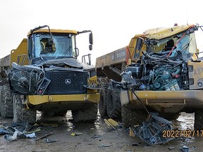 RCMP said equipment damage totalling millions of dollars was done by a group that attacked Coastal GasLink workers in northern B.C. after midnight on Feb. 17.