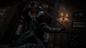 Paul Dano as The Riddler in a scene from The Batman.