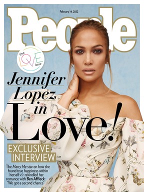 Jennifer Lopez on the cover of the latest issue of PEOPLE magazine.