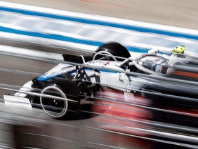 Formula One driver Williams' Nicholas Latifi is pictured during practice at the Russian Grand Prix at Sochi Autodrom, Sochi, Russia, Sept. 25, 2020.