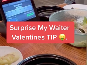 A TikTok user who calls himself a multi-millionaire is taking some heat after filming himself leaving 200% tip for a server at a restaurant.