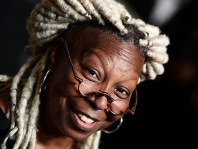 In this file photo taken on December 03, 2019, US actress Whoopi Goldberg attends the presentation of the Pirelli 2020 Calendar "Looking For Juliet" at Teatro Filarmonico in Verona, Italy.