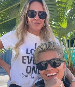 Real Housewives of Orange County star Braunwyn Windham-Burke, 44, came out as gay in 2020. She now is hot and heavy with model Victoria Brito.