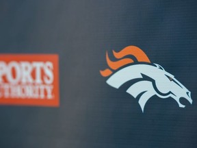 Logo @ Broncos training facility in Englewood Colorado on Wednesday Sept. 7, 2012.