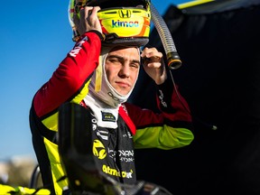 Toronto’s Devlin DeFrancesco is racing in this weekend’s IndyCar opener at St. Petersburg, Fla.