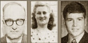 Von links: Bryce Durham, Frau Virginia und Sohn Bobby wurden 1972 ermordet. FINDE EIN GRAB
