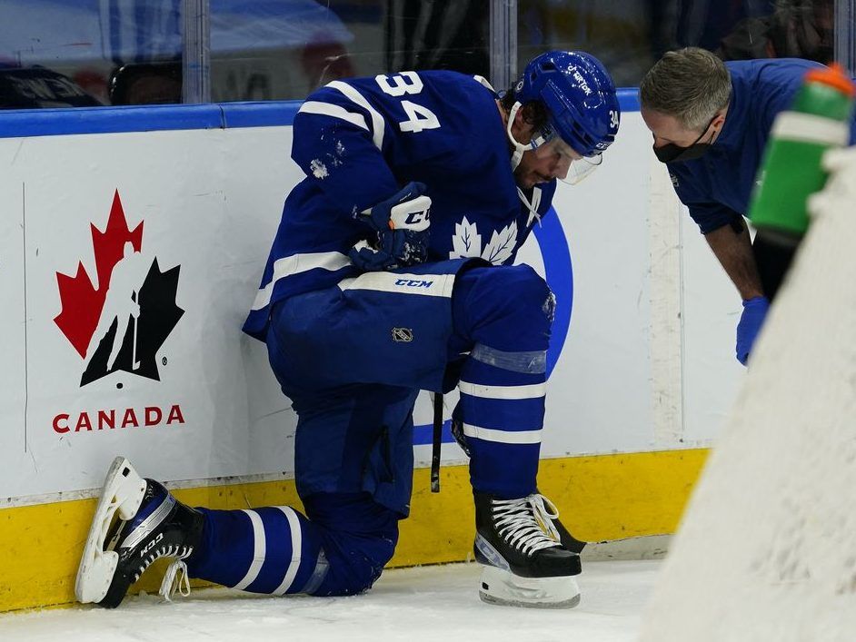 Leafs Star Matthews Much Better After Head Injury Scare | Toronto Sun