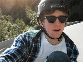 American skateboarder Josh Neuman is pictured in a photo posted on his Instagram account.