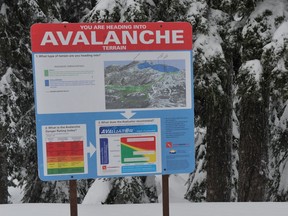 Avalanche warnings are frequently posted to warn users of the risks in recreational areas in the Lower Mainland.