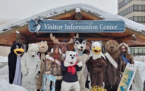 Running with the Critters is especially popular for children during the Fur Rondy in Anchorage. IAN SHANTZ/TORONTO SUN