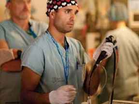 Thoracic Surgeon Armen Parajian is pictured in the Lakeridge Health Annual Report 2017-18.