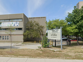Valley Park Middle School on Overlea Blvd. in Toronto.