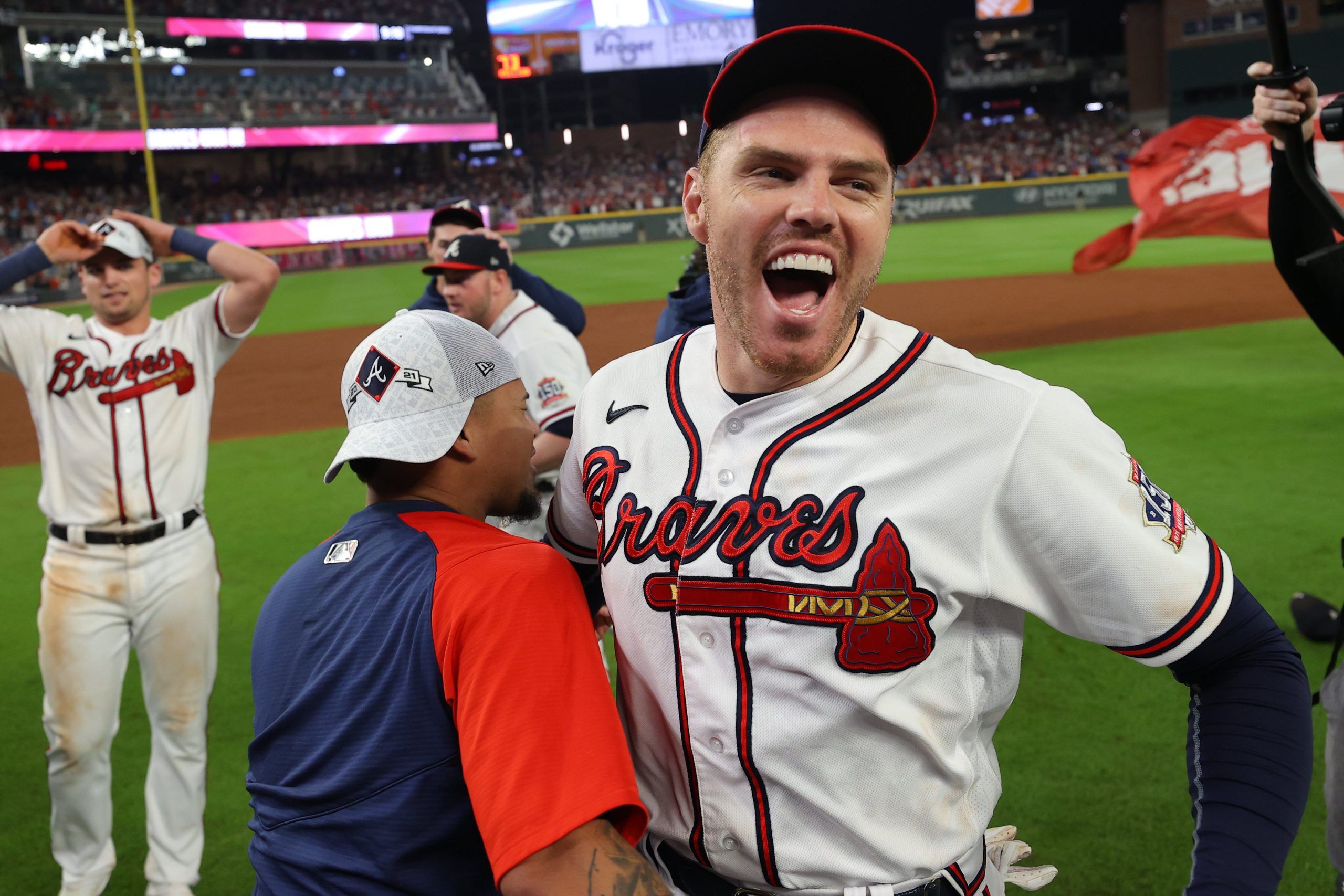 Freddie Freeman #5 Atlanta Braves 2021 World Series Champions