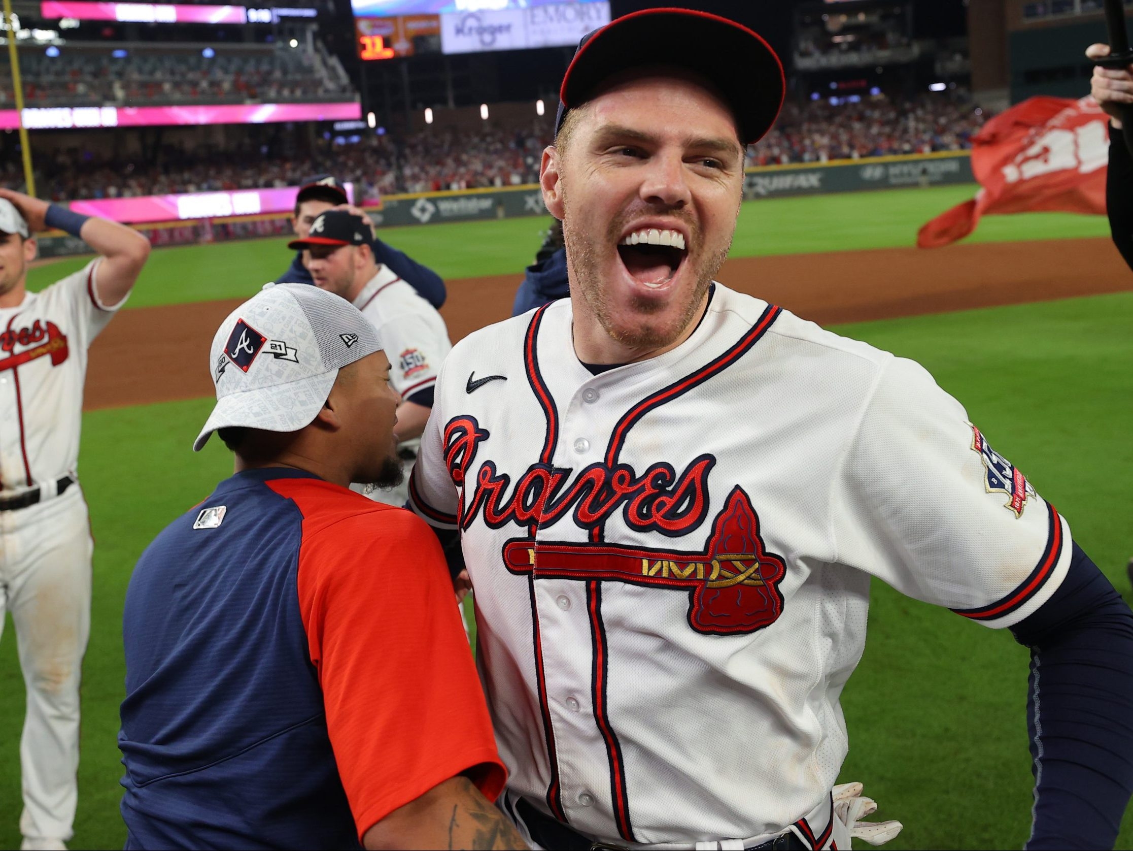 First baseman Freddie Freeman 'looks good in blue,' makes spring