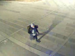Calgary police have released still images from CCTV of a person of interest related a random attack in the early morning hours this past weekend. At approximately 3:30 a.m., on March 27, 2022, a woman was walking from Prince’s Island Park along the Bow River pathway when she was grabbed from behind by a yet-to-be identified person.