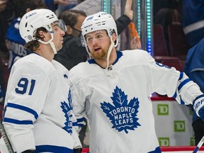 John Tavares and  William Nylander, the high-priced second-line tandem on the Leafs,  have to figure out how to up their production if the team is to continue challenging for first place in the Atlantic Division over its final 28 games.